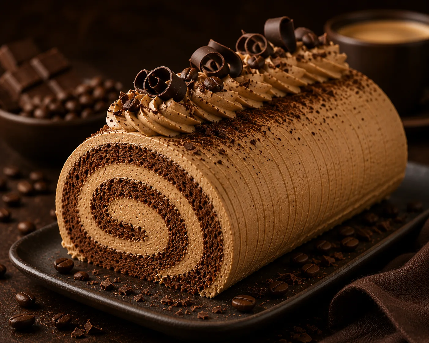 Coffee Swiss Roll